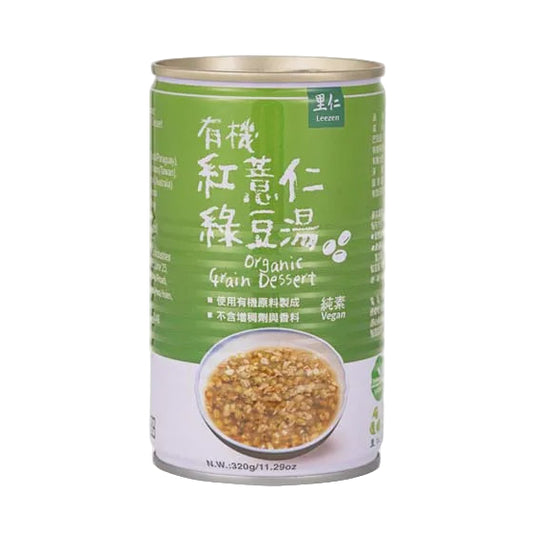 #6514 有機紅薏仁綠豆湯 Organic Grain Dessert (里仁) 320g, 24/cs