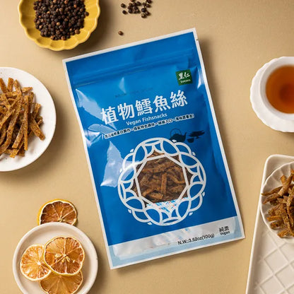 #6167 植物鱈魚絲 Vegan Fishsnacks (里仁) 100g, 12/cs