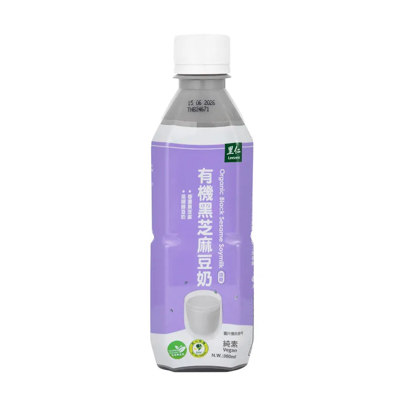 #6547 有機黑芝麻豆奶 Organic Black Sesame Soymilk (里仁) 360 ml