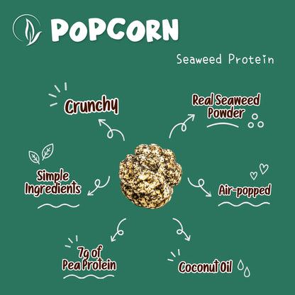 #6686 海苔高蛋白爆米花 High Protein Seaweed Popcorn (HNY) 50g, 30/cs