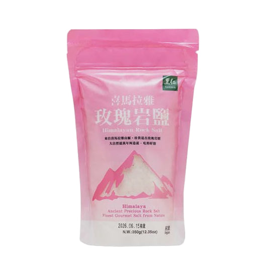 #3866 玫瑰岩鹽 Himalayan Rock Salt (里仁) 350 g, 36/cs