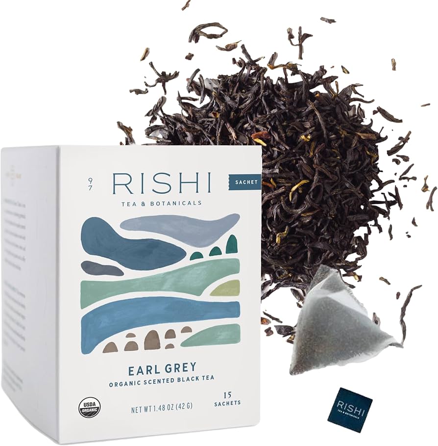 #6490 有機伯爵紅茶 Organic Earl Grey Tea (Rishi) 42 g