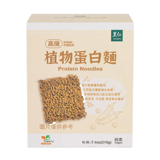 #6594 高纖植物蛋白麵 High Fiber- Protein Noodles (里仁) 210g, 20/cs