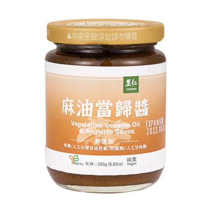 #4876 麻油當歸醬 Sesame Oil & Angelica Sauce (里仁) 250 g, 12/cs
