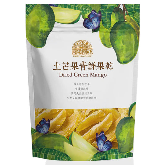 #6482	園果園味土芒果青鮮果乾 Dried Green Mango (豆之家) 470g, 20/cs