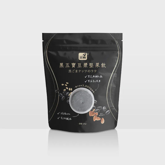 #6309 黑五寶豆漿堅果飲 Black Soybean Blend With Nuts (鈺統) 120g, 11/cs