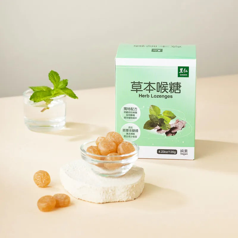 #4288 草本喉糖 Herb Lozenges (里仁) 120g, 54/cs