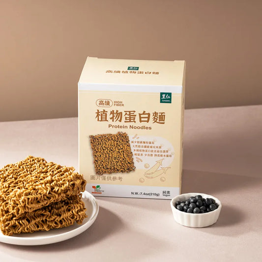 #6594	高纖植物蛋白麵 High Fiber- Protein Noodles (里仁) 210g, 20/cs