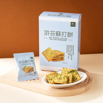 #6528 滸苔蘇打餅 Sea String Lettuce Saltine Crackers (里仁) 156 g