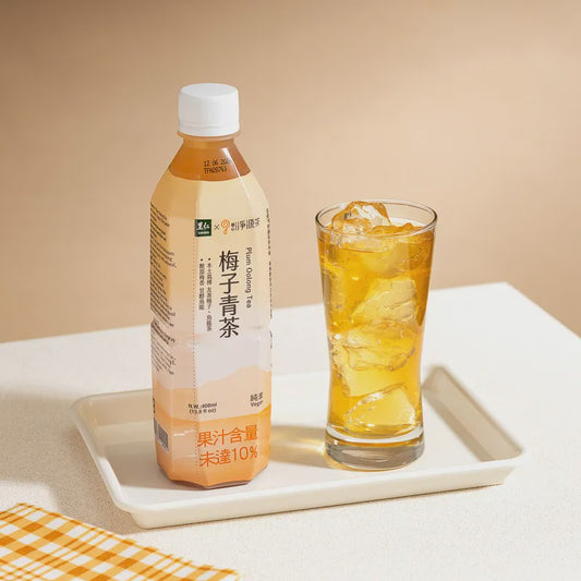 #6546 梅子青茶 Plum Oolong Tea (里仁) 408ml, 24/cs