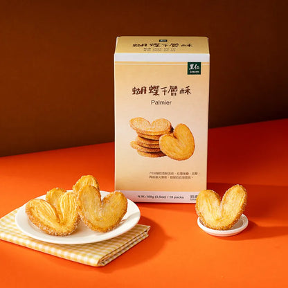 #6374 蝴蝶千層酥 Palmier (里仁) 100g