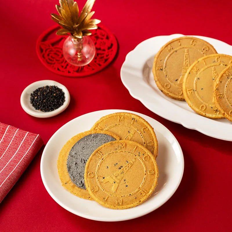 #6376 黑芝麻法蘭酥 Black Sesame Gaufres (里仁) 138 g