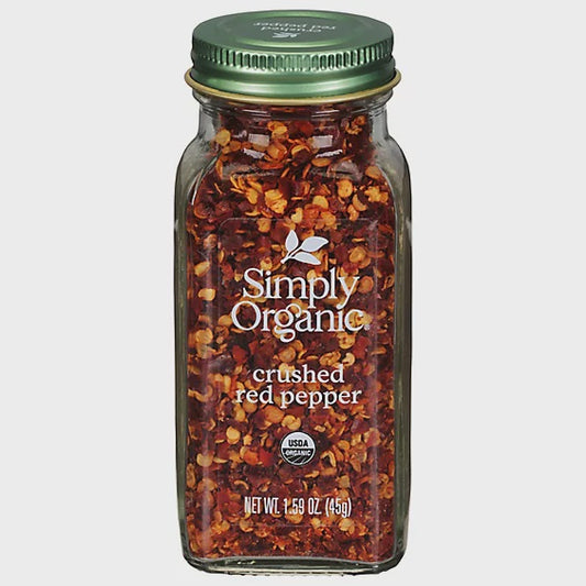 #2639 有機紅辣椒碎粒[大] Org Crushed Red Pepper (UNFI) 1.59 oz, 6/cs