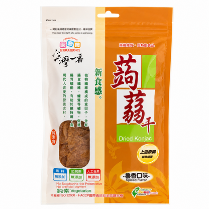 #5224 寒天魯香蒟蒻干 Dried Braised Konjac (里仁) 100 g