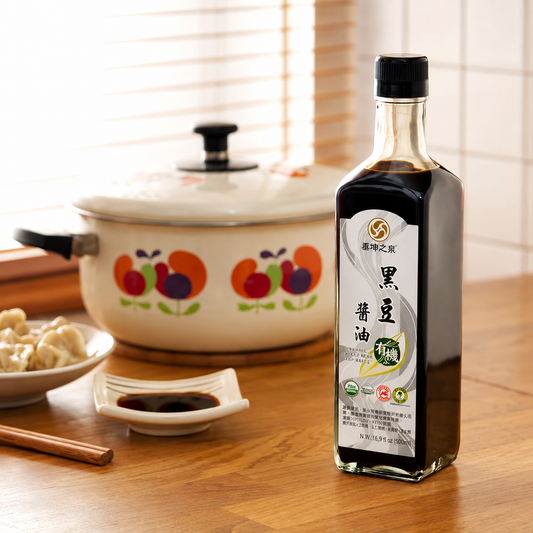 #1510 有機黑豆醬油 Organic Black Bean Soy Sauce (里仁) 500 ml