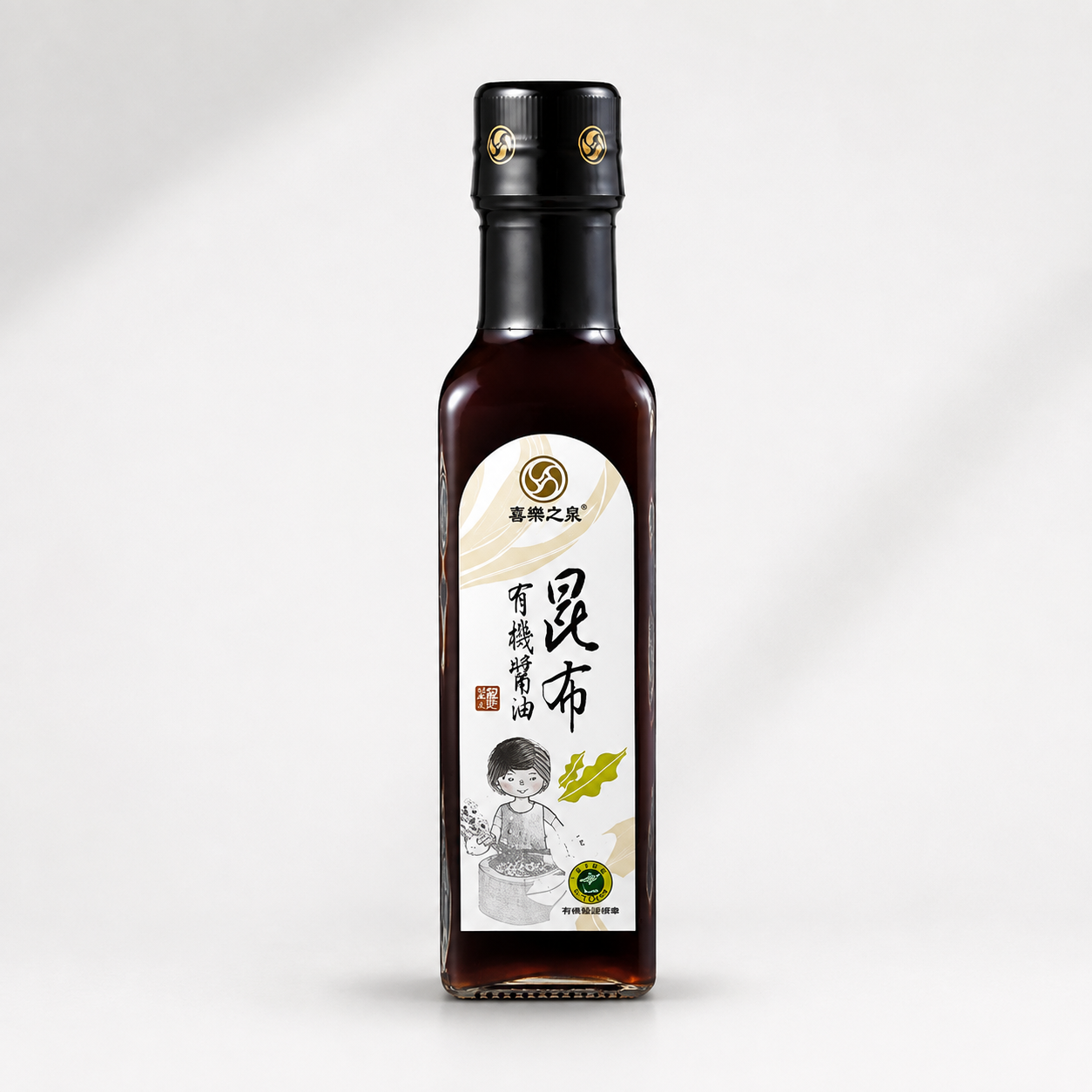 #6188 昆布有機醬油 Organic Kombu Soy Sauce (喜樂之泉) 500 ml