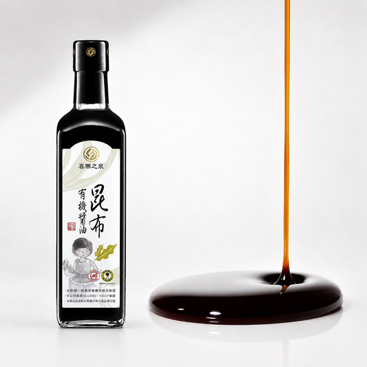#6188 昆布有機醬油 Organic Kombu Soy Sauce (喜樂之泉) 500 ml