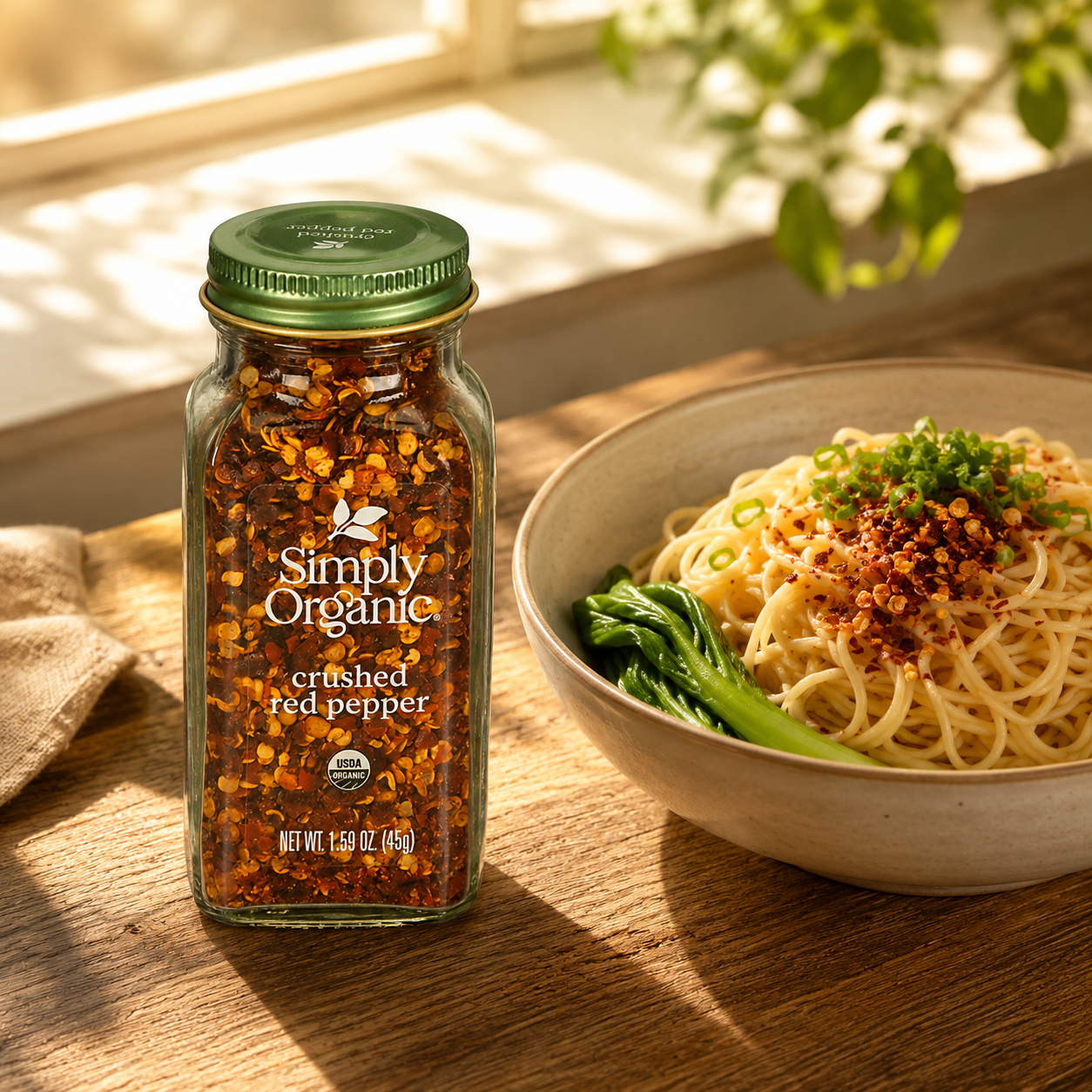 #2639 有機紅辣椒碎粒[大] Org Crushed Red Pepper (UNFI) 1.59 oz, 6/cs