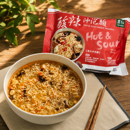 #4509 酸辣沖泡麵 Hot & Sour Instant Noodles (里仁) 105 g, 30/cs