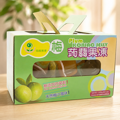 #5983 梅子蒟蒻果凍 Konjac jelly -plum (禾一發) 1200g, 12/cs
