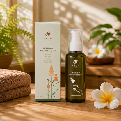 #6593 舒活按摩油 Natural Massage Oil (里仁) 100ml, 60/cs
