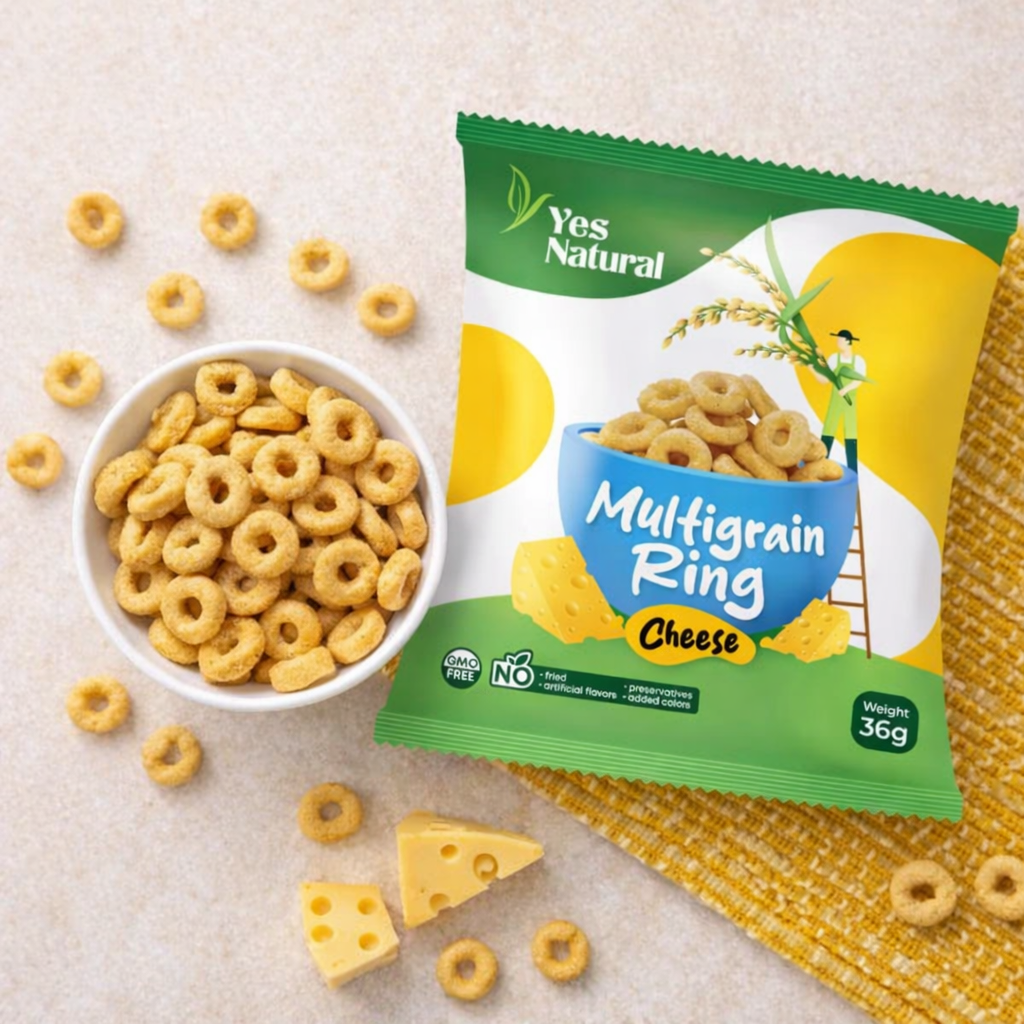 #6487 穀物圈圈-起司口味 Multigrain Ring [Cheese] (悅意) 1440g, 40/cs