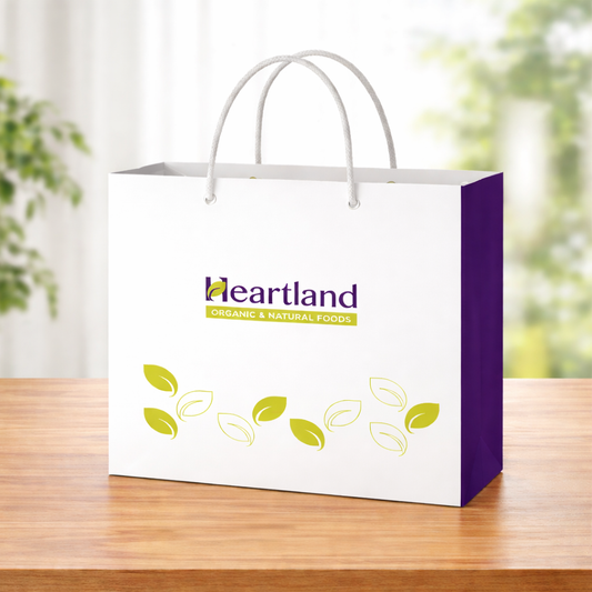 #9998 心田提袋 Heartland paper carry bag