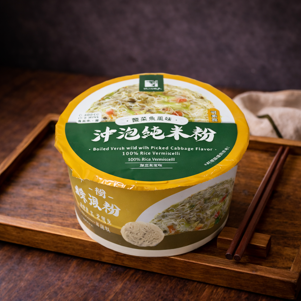 #6619 沖泡純米粉[碗裝] Instant Vermicelli Bowl (銀川), 18/cs