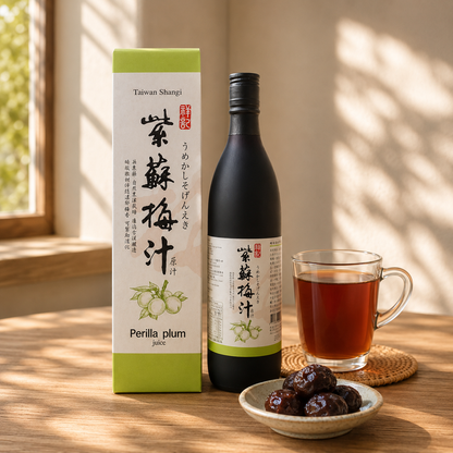 #5123 祥記紫蘇梅汁 Shangi Perilla Plum Juice (喜願小麥)  600g, 12/cs