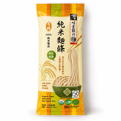 #5154 銀川有機純米麵條 Organic Rice Noodle (里仁) 270g, 24/cs