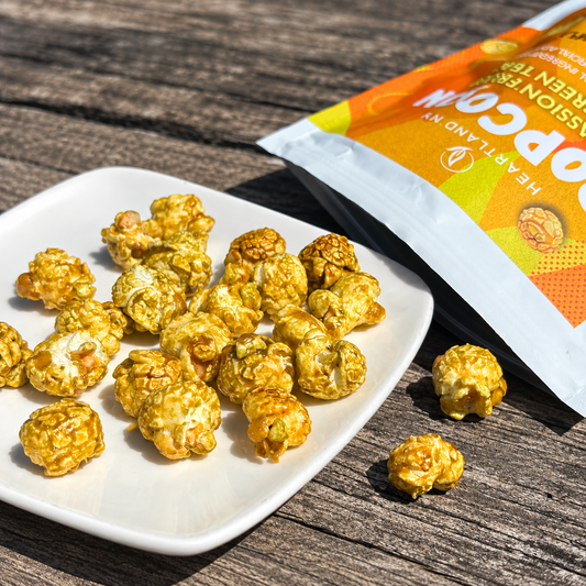 #6683 百香綠茶爆米花 Passion Fruit Green Tea Popcorn (HNY), 50g 30/cs