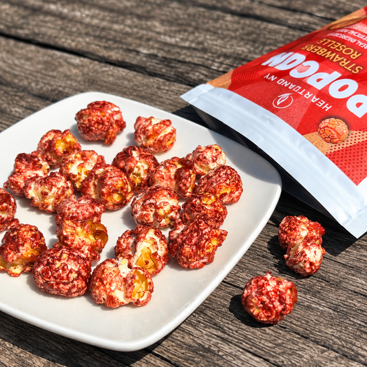 #6684 草莓洛神花爆米花 Strawberry Roselle Popcorn (HNY), 50g 30/cs