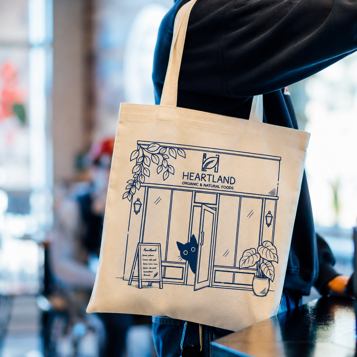 GWP 黑貓店長帆布袋 Black Kitty Shopkeeper Tote Bag－Not For Sale