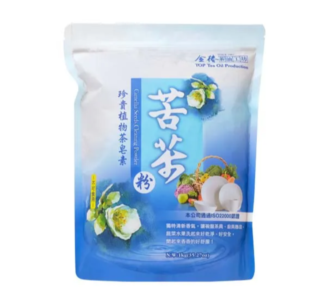 #2685 苦茶粉[金椿]1公斤 Bitter Tea Cleaning Powder 1 kg (里仁)