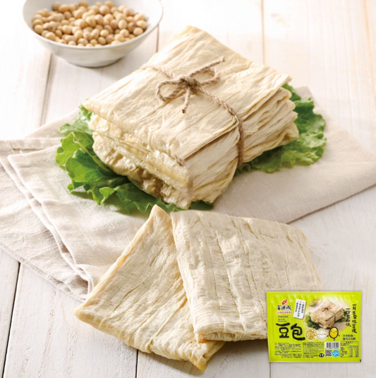 #4132 生豆包 Fresh Bean Curd Rolls (富源成) 300 g, 30/cs