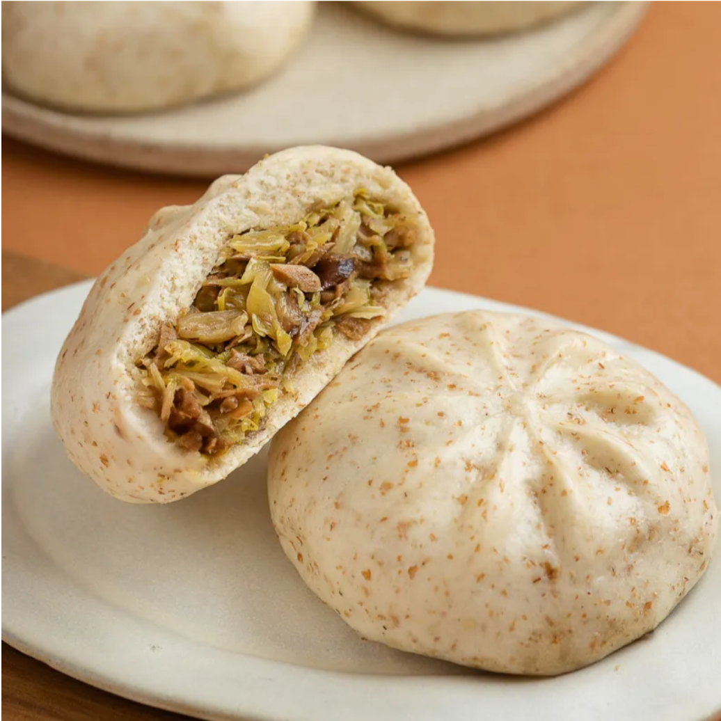 #6083 麥香菜包[如意] Wheat Vegatable Bun (里仁) 550g, 20/cs