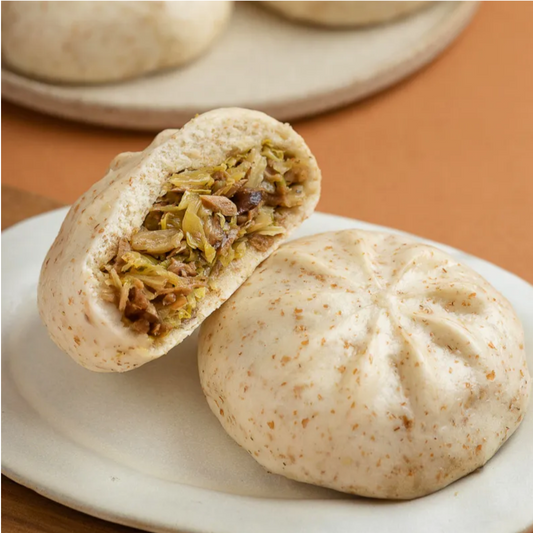 #6083 麥香菜包[如意] Wheat Vegatable Bun (里仁) 550g, 20/cs