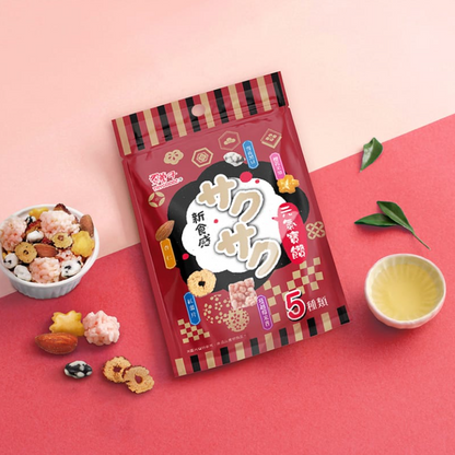 #6481 翠菓子元氣寶鑽綜合米果 Mixed Rice Crackers (豆之家) 45g, 36/cs