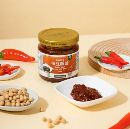 #1504 辣豆瓣醬 Broad Bean Paste with Chili (里仁) 165 g, 12/cs