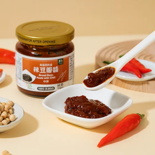 #1504 辣豆瓣醬 Broad Bean Paste with Chili (里仁) 165 g, 12/cs