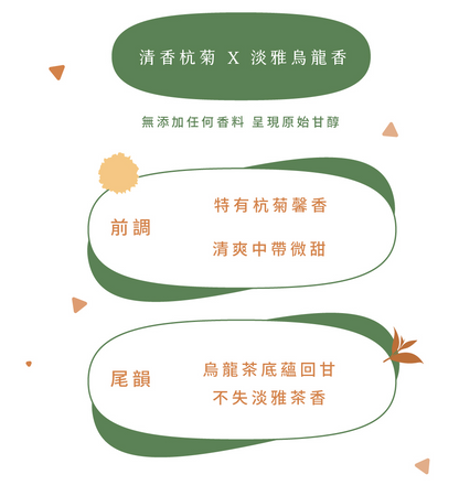 #6012 菊花烏龍茶 Chrysanthemum Tea with Oolong (宣洋) (1.5 g × 15 pk)
