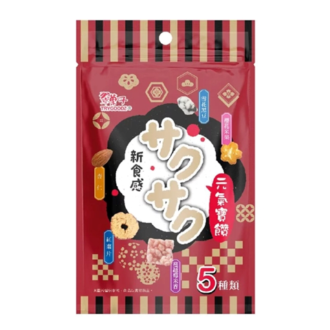 #6481	翠菓子元氣寶鑽綜合米果 Mixed rice Crackers (豆之家) 45g, 36/cs