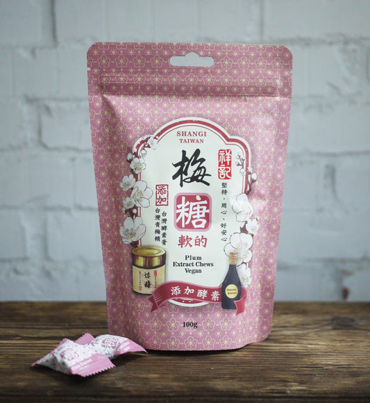 #6017 梅糖-軟Plum Extract Chews (祥記) 100g, 24/cs