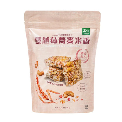 #6495 蔓越莓蕎麥米香 Cranberry & Buckwheat (里仁) 180 g