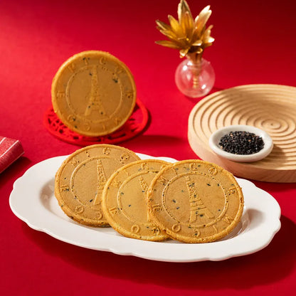 #6376 黑芝麻法蘭酥 Black Sesame Gaufres (里仁) 138 g