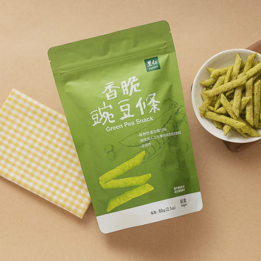 #6459 香脆豌豆條 Green Pea Snack (里仁) 60g, 35/cs