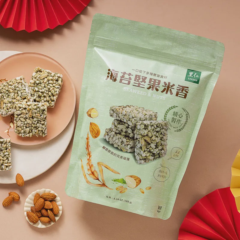 #6552	海苔堅果米香 Seaweed & Nuts (里仁) 180g, 12/cs