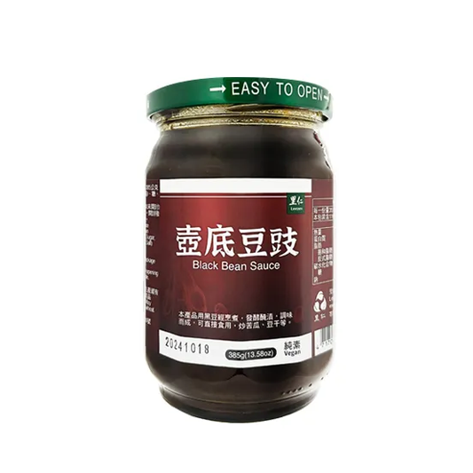 #6492 壺底豆豉 Black Bean Sauce (里仁) 385g, 12/cs