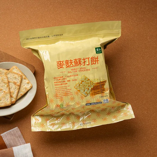 #2385 麥麩蘇打餅 Wheat Bran Saltine Crackers (里仁) 400 g