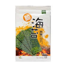 #5926 脆海苔-椒鹽 Crispy Seaweed-spicy salt (里仁) 45g, 40/cs